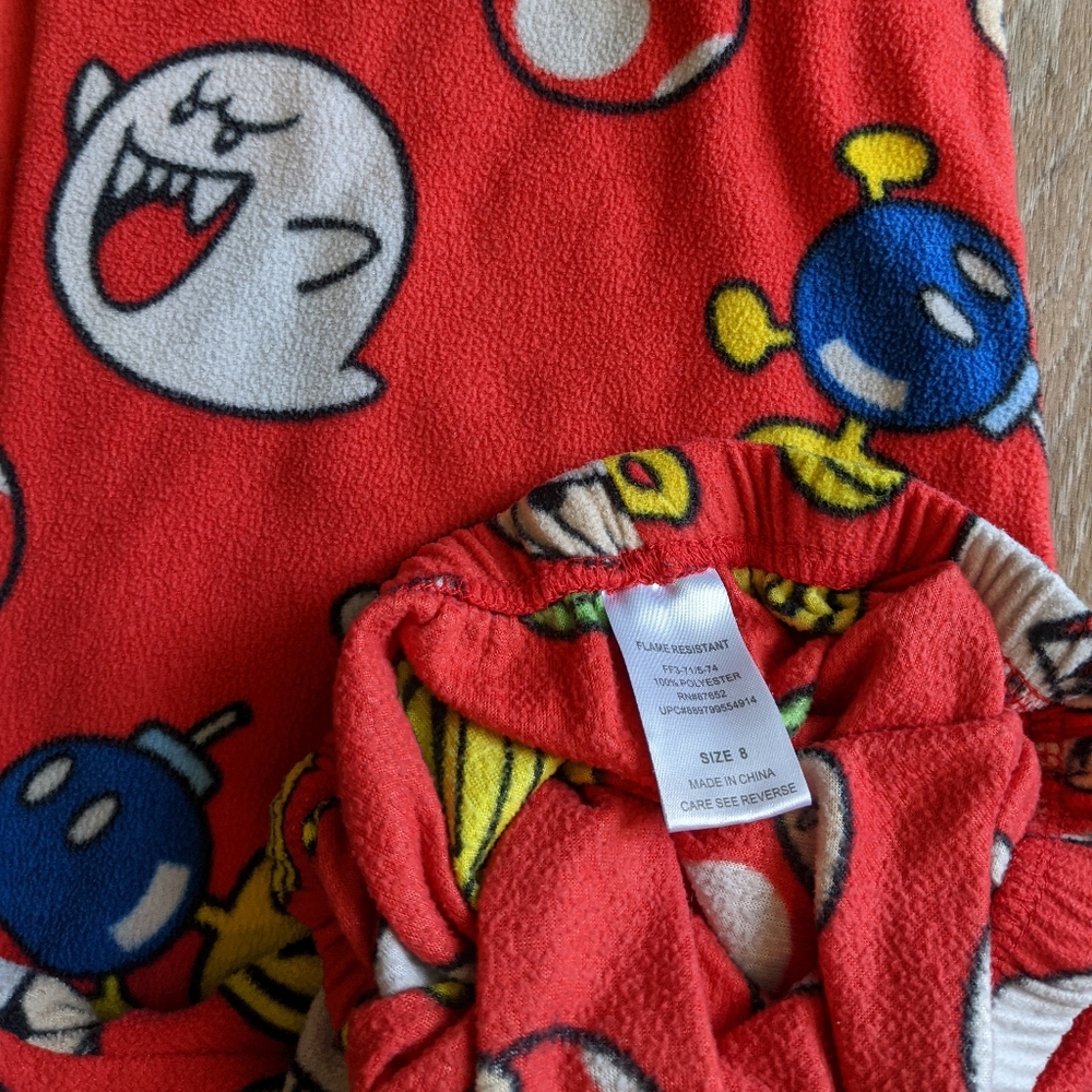 Mario boys pajama pants